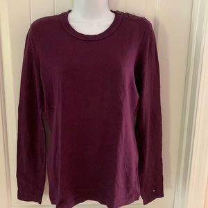 Tommy Hilfiger Women Sweater Medium Cotton/Cashmere